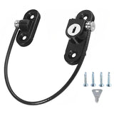 White/Black Child Safety Lock Home Window Door Cabinet Locks Key for Babies Care Refrigerator Drawer Security Protection Aimak Store