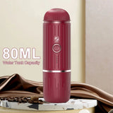 Portable Coffee Maker Electric Espresso Machine Compatible with Capsule & Ground Coffee Capsules Coffee Maker 2 In 1 for Hiking Aimak Store