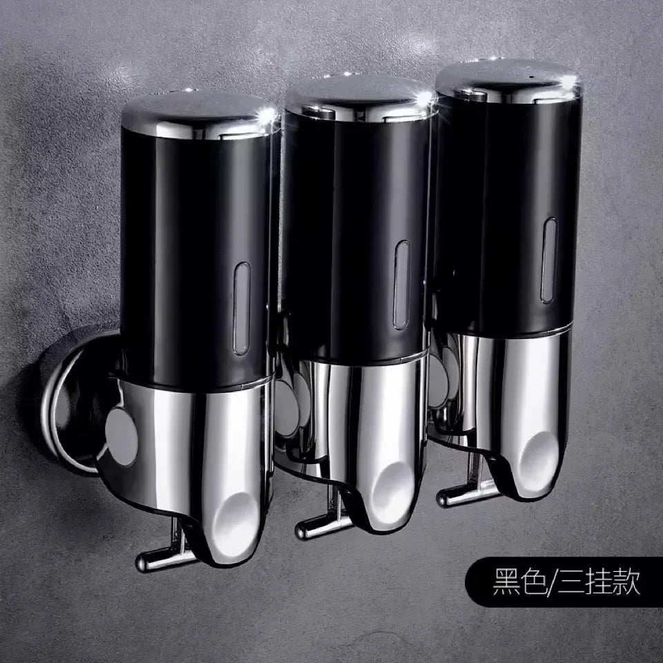 1-3pcs Wall Mounted Square Manual Liquid Soap Dispensers Shampoo Container Soap And Gel Dispenser Bathroom Accessories 500ML Aimak Store