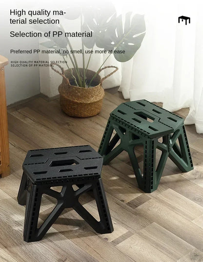 Outdoor Small Stool Portable Folding Stool High Load Bearing Durable Small Chair Fishing Stool Beach Stool Camping Stool