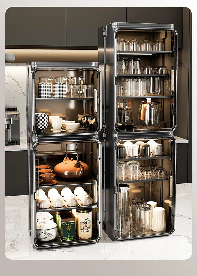 Dustproof Cup Storage Rack Desktop Tea Cup Holder Water Cups Holder Tea Set Storage Box Coffee Mug organizer Aimak Store