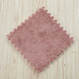 30*30CM Soft Plush Children Kids Rug Play Mat Puzzle Carpet Warm Playmat Interlocking Exercise Tiles Floor Carpet Decoration Mat Aimak Store