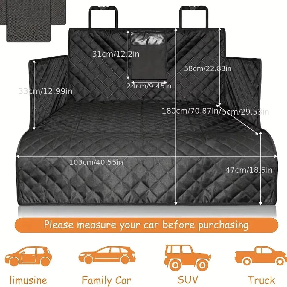 Dog Carrier Wear-resistant Dog Car Seat Cover For SUV Waterproof Portable Durable Liner Cover Protects Vehicle Easy To Install Aimak Store