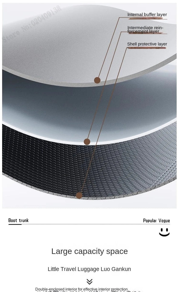 18-28Inch Wide Trolley Suitcase Mute Brake Wheels USB Port Password Boarding Box Multifunctional Large Capacity Suitcase Aimak Store