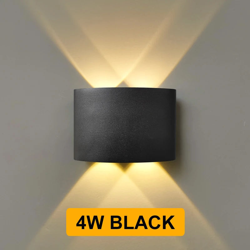 Outdoor Wall Lamp IP65 Waterproof Garden Lighting AC86-265V Exterior Wall Light Living Room Stair Porch Light Home Decor Fixture Aimak Store