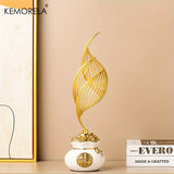 KEMORELA 1/2PCS Home Decoration Luxury Statues Simple Style Holiday Decorations TV Cabinet Wine Cabinet Office Desk Accessories Aimak Store