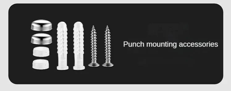 Stainless Steel Frame Wall Mounted Knife Holder Kitchen Nail Free Storage Rack Knife With Hook Kitchen Cabinet Storage Rack Aimak Store