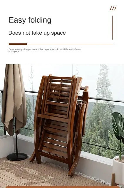 Folding Rocking Chair Lazy Lunch Break Balcony Lazy Leisure Nap Easy Chair For Home Use Sillon Plegable Katlanabilir Aimak Store