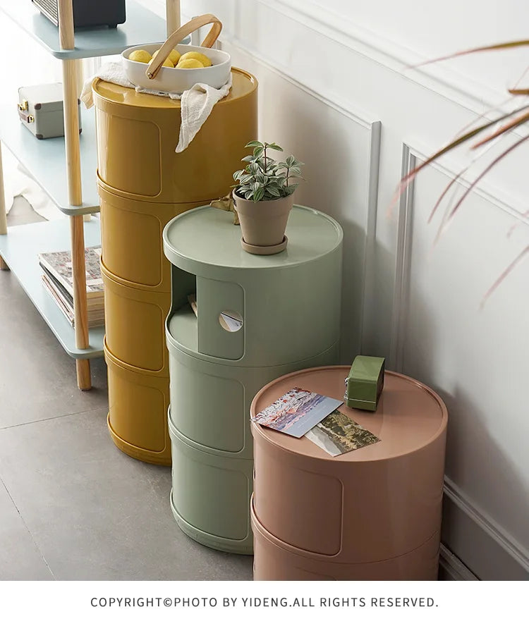 Bedside Table Modern Simple Plastic Multi-layer Ins Net Red Creative Storage Cabinet Minimalist Living Room Storage Cabinet Aimak Store