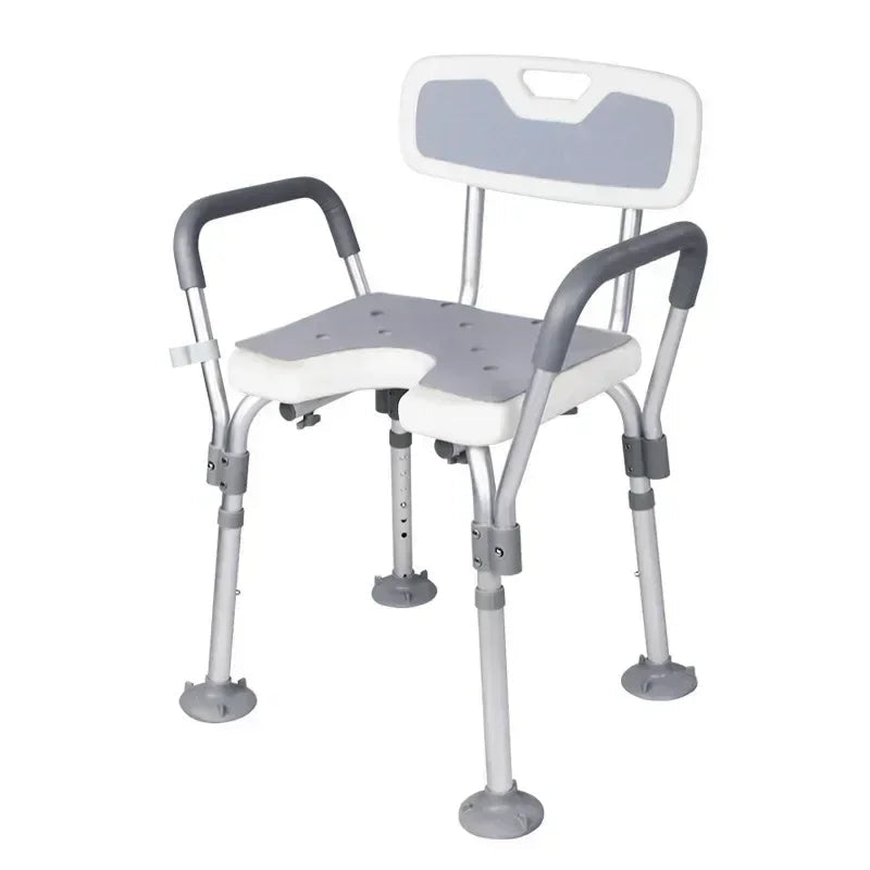 Adult bath chair Bathroom Chair Shower Seat Adjustable Height Shower Chair for Senior Bath Chair for Elderly Bathroom Stool Aimak Store