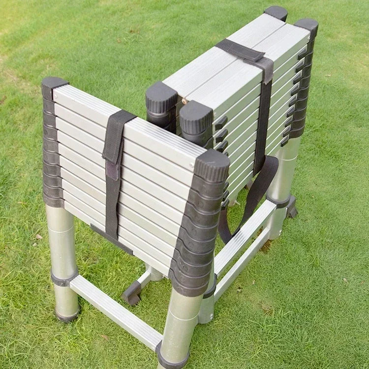 Single Sided Aluminum Telescopic Ladder Step Manufacturers Loft Retractable Foldable Aluminum Telescopic Ladder Aimak Store