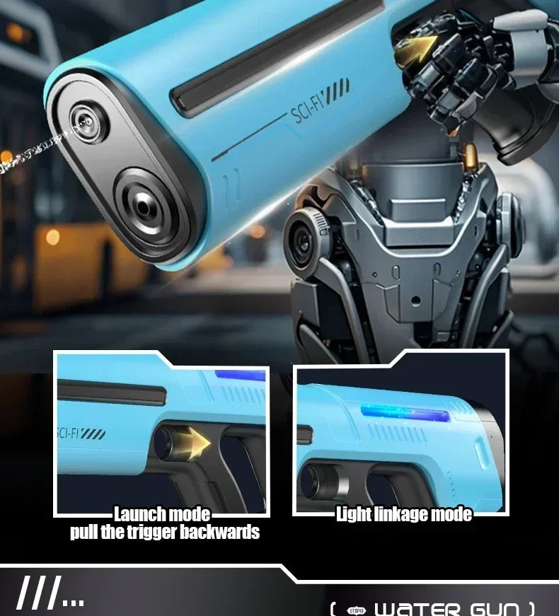 Summer Electric Water Guns Powerful Squirt Automatic Water Suction Water Blasters Outdoor Beach Toys for Boys Children Gift Aimak Store