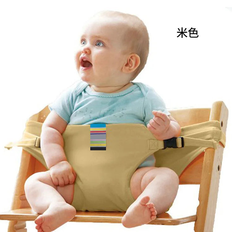 Foldable Baby Dining Chair And Table Safety Belt Anti-drop Adjustable Washable Portable Child High Seat Safety Feeding Strap Aimak Store