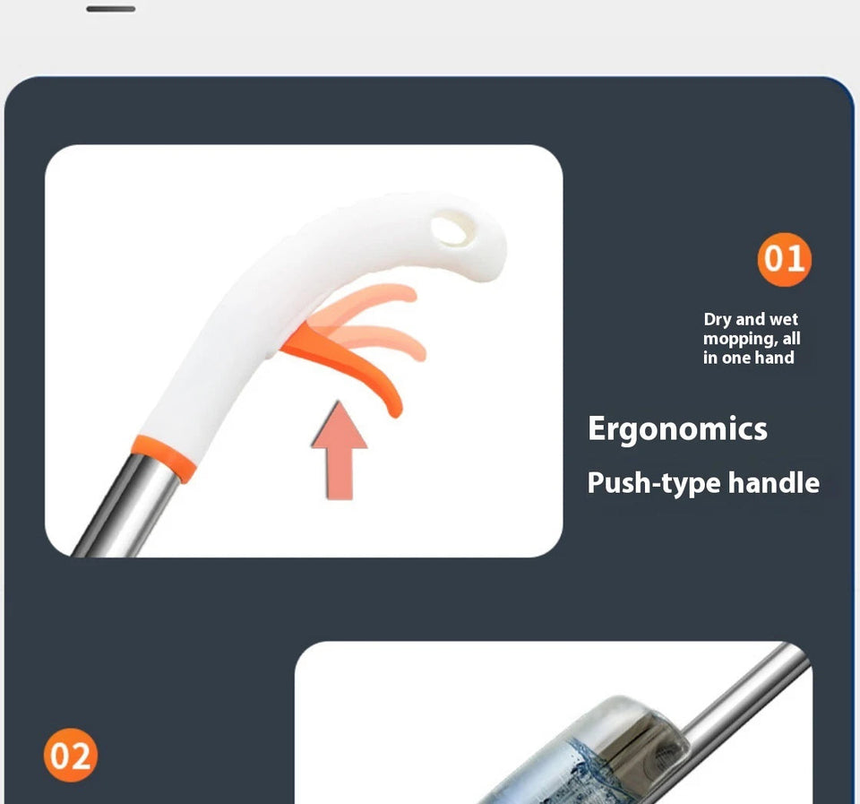 Spray Mop Broom Set Magic Flat Mops For Floor Home Cleaning Tool Brooms Household With Reusable Microfiber Pads Rotating Mop Aimak Store