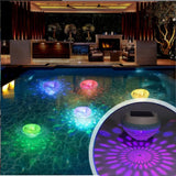 Vibrant Solar Powered Floating Lights Rechargeable Night Projection Underwater Glowing Lamp RGB Colors LED Pool Lights Swimming Aimak Store
