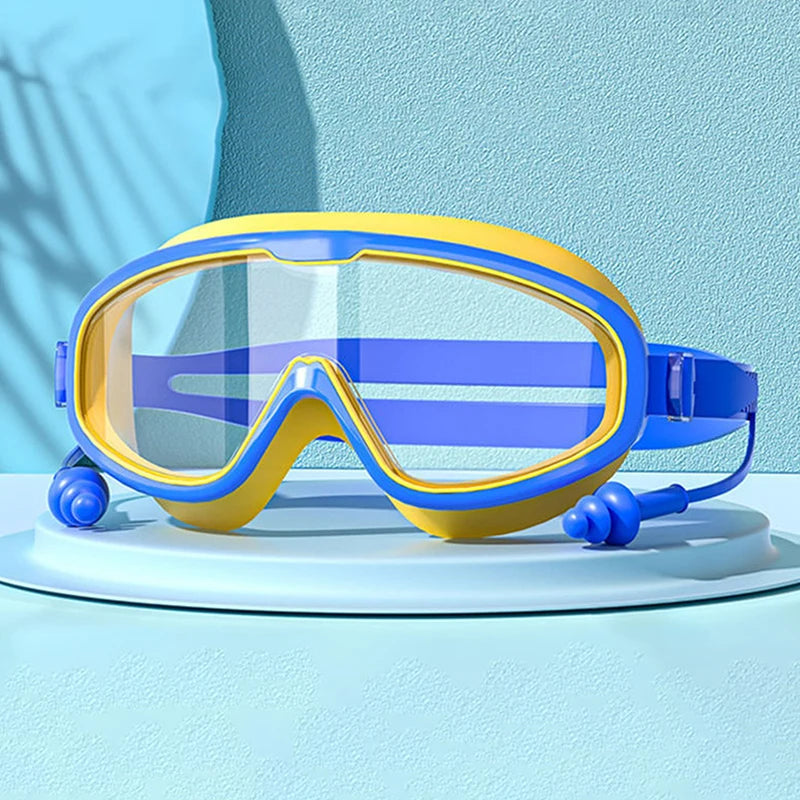 Swim Goggles For Kids Toddler 3-15 Anti Fog No Leak Clear Wide Vision Swim Glasses Boys Girls Pool Beach Swimming Accessories Aimak Store