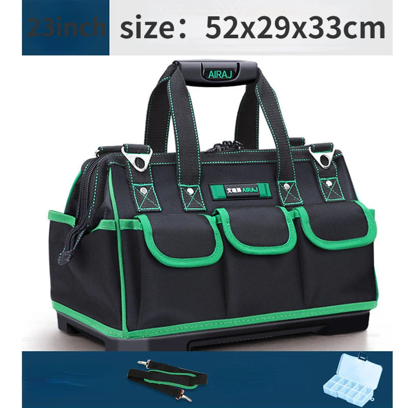 Electrician's Tool Bag 16/18/20/23 Inch Hardware Maintenance Storage Bag Portable Wear-resistant Thickened Oxford Waterproof Aimak Store