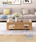 Nordic coffee table, simple modern tempered glass living room, easy to create office living room Aimak Store
