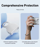 TELESIN Magnetic Phone Camera Shoot Hand Grip Phone Holder Shooting Aid Remote Control Handle for Iphone HUAWEI SAMSUNG Phone Aimak Store