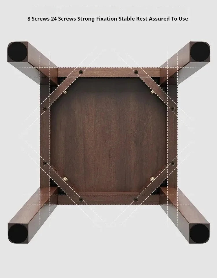 Decorative Wooden Stool Dining Chair Multifunctional Portable Benches Small Furniture Kitchen Meble Ogrodowe Chairs Luxury Aimak Store