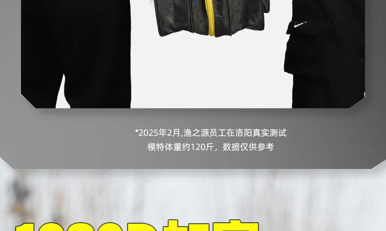 YUZHIYUAN 2025 New Fishing Rod Bag Lightweight Waterproof Wear-resistant Sea Rod Bag Special Fishing Big Belly Storage Bag Aimak Store