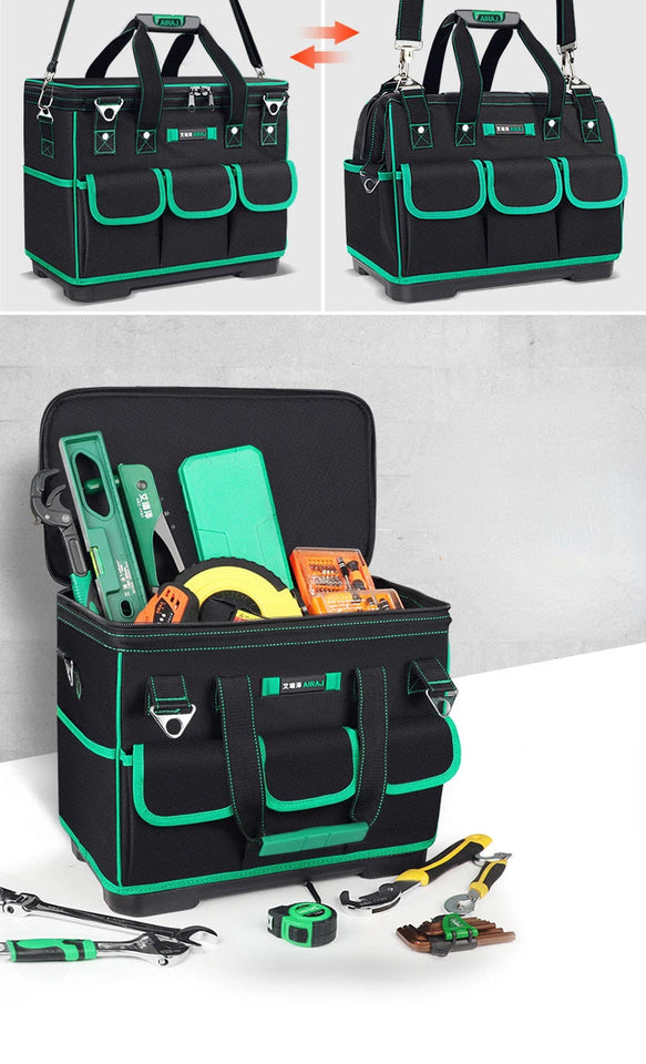 Electrician's Tool Bag 16/18/20/23 Inch Hardware Maintenance Storage Bag Portable Wear-resistant Thickened Oxford Waterproof Aimak Store