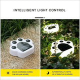 Outdoor Solar Powered Garden Cat Paw Lawn Lights Solar Cute Cat Paw Ground Lamps LED Cat Paw Scene Light Landscape Light Aimak Store