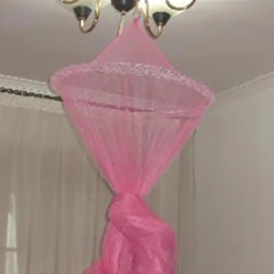 Princess Mosquito Net Canopy Encryption Dome Fly Insect Mesh Repellent Protection Single Entry Bed Decoration For Home Camping Aimak Store