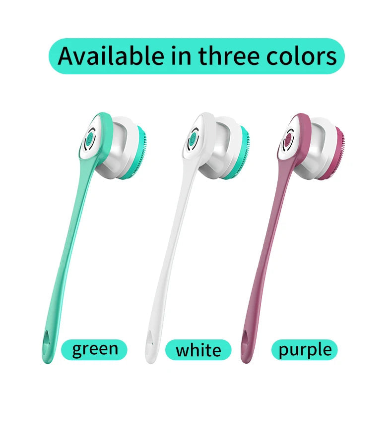 Multifunction Detachable Electric Bath Brush 5in1 Facial Cleansing Skin Grinding Back Rubbing Long Handle Massage Shower Brush Aimak Store