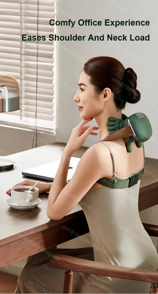 N7 Master Hand Shoulder and Neck Massager Cervical Spine Massager Trapezius Neck Massager Hot Compress Electric Cervical Aimak Store