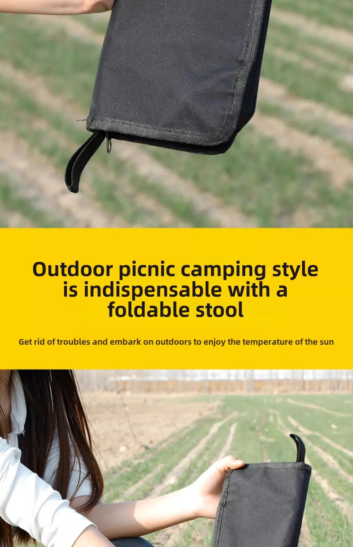 Outdoor Portable Folding Stool Lightweight and Convenient Folding Stool Camping Travel Fishing Portable Stool