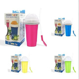 Smoothies Cup Ice Cream Maker Quick-Frozen Silicone Squeeze Cup DIY Milkshake Slush Cups Milkshake Bottle Smoothie Slush Makers Aimak Store