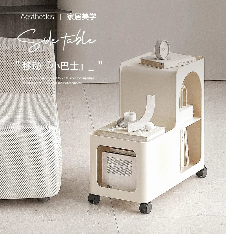 Home Living Room Table Modern Simple Tea Table Side Cabinet Bookshelf Children's Bedroom Nightstand Nordic Furniture Aimak Store