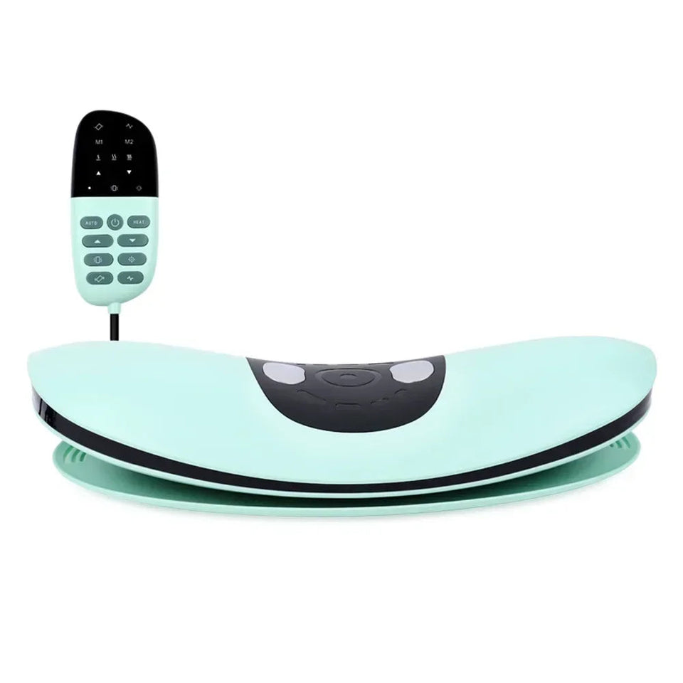 Electric Lumbar Traction Massager Adjustable Vibration Waist Massager Wa ist Spine Support Back Massage Machine Waist masajeador Aimak Store