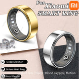 For Xiaomi Smart Ring Men Women, Body temperature, Heart Rate and Blood Oxygen Monitor, IP67 & 5ATM Waterproof, Multi-sport Mode Aimak Store