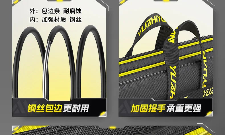 YUZHIYUAN 2025 New Fishing Rod Bag Lightweight Waterproof Wear-resistant Sea Rod Bag Special Fishing Big Belly Storage Bag Aimak Store