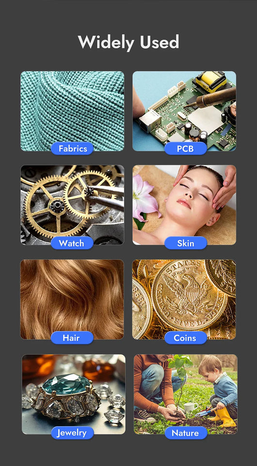 Hayve 4.3'' Digital Microscope 1600X USB Microscope 1080p Soldering Microscope with 8 LEDs Compatible with Windows/Mac OS (DM7) Aimak Store