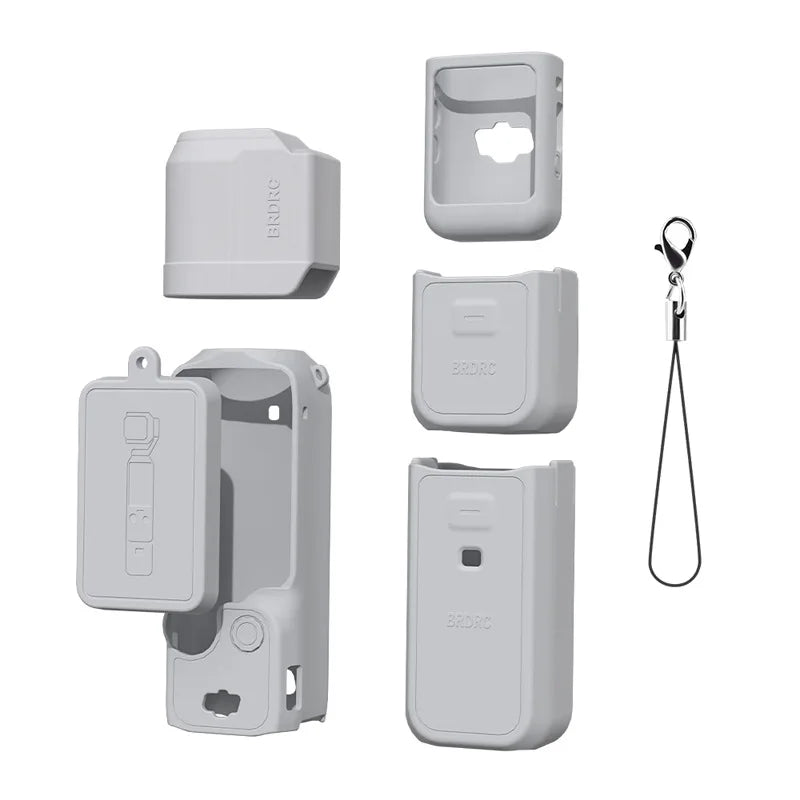 Case for DJI OSMO Pocket 3 Silicone Protective Cover Anti-Scratch Lens Cap Protector for Pocket3 Case Camera Shell Accessories Aimak Store