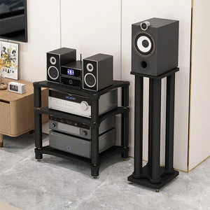 HiFi amplifier rack cabinet shock mount removable CD player video audio equipment metal tripod Desktop tripod stand speaker Aimak Store