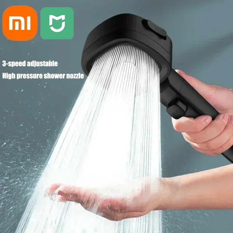 Xiaomi Mijia High Pressure Shower Head Water Saving Adjustable New Shower Set Water Massage Heads Sprayer-Bathroom Accessories Aimak Store