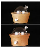 20ML Wooden Glass Aromatherapy Pure Essential Oils Diffuser Waterless Aroma Diffuser Air Nebulizer Household Humidifier For Home Aimak Store