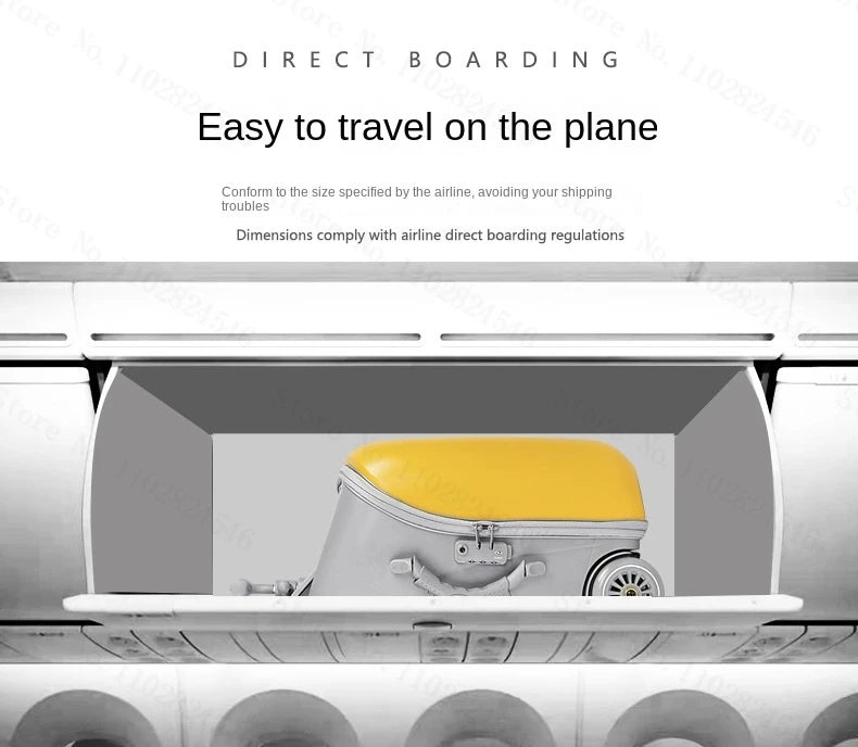 Fashion Cute Pony Cartoon Trolley Case Sit Travel bags for Children 24" Rolling Luggage Spinner Suitcase Wheels Yellow Duck 20" Aimak Store