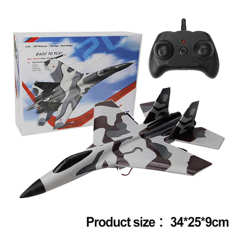RC Foam Aircraft SU-35 Plane 2.4G Radio Control Glider Remote Control Fighter Plane Glider Airplane Foam Boys Toys for Children Aimak Store