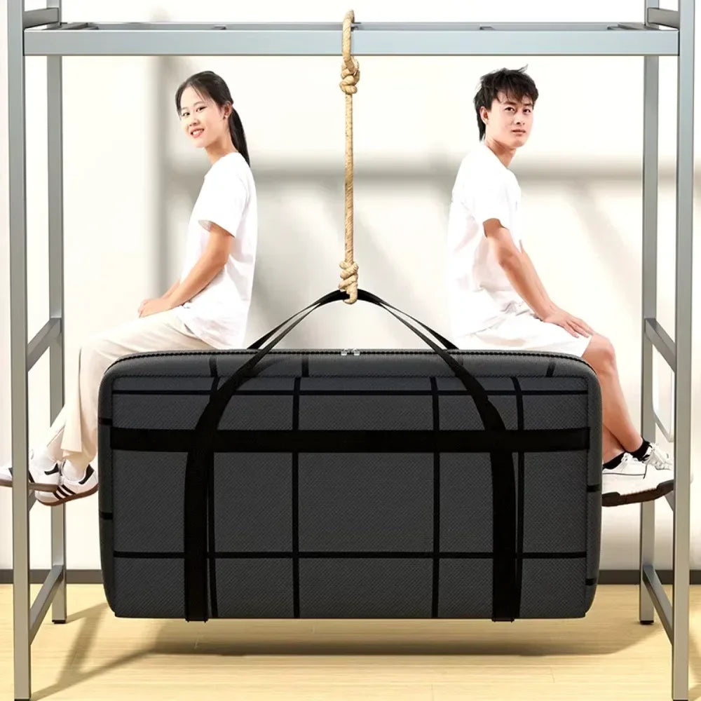 Clothing and Quilt Bag Thickening and Widening Strong Load Bearing Capacity Storage Bag Big Opening Non Woven Fabric Packing Bag Aimak Store