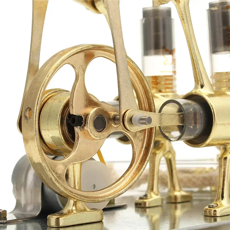 Stirling Engine Miniature Model with Balance, Steam Power Technology, Scientific Power Generation, Experimental Toy Aimak Store