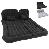 Car Inflatable Bed 2‑In‑1 Multifunction Inflatable Travel Mattress PVC Flocking Soft Sleeping Rest Cushion for Car SUV Aimak Store