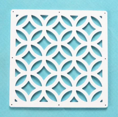 12pcs 29x29cm Hanging Screens Living Room Divider Panels Partition Wall Art Diy Home Decoration White Wood-plastic Aimak Store