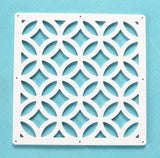 12pcs 29x29cm Hanging Screens Living Room Divider Panels Partition Wall Art Diy Home Decoration White Wood-plastic Aimak Store