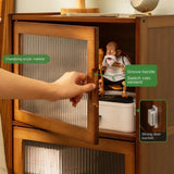 Modern Simple Storage Small Night Stand Household Bedside Table Solid Wood Bedchamber Large Capacity Home Furniture Aimak Store