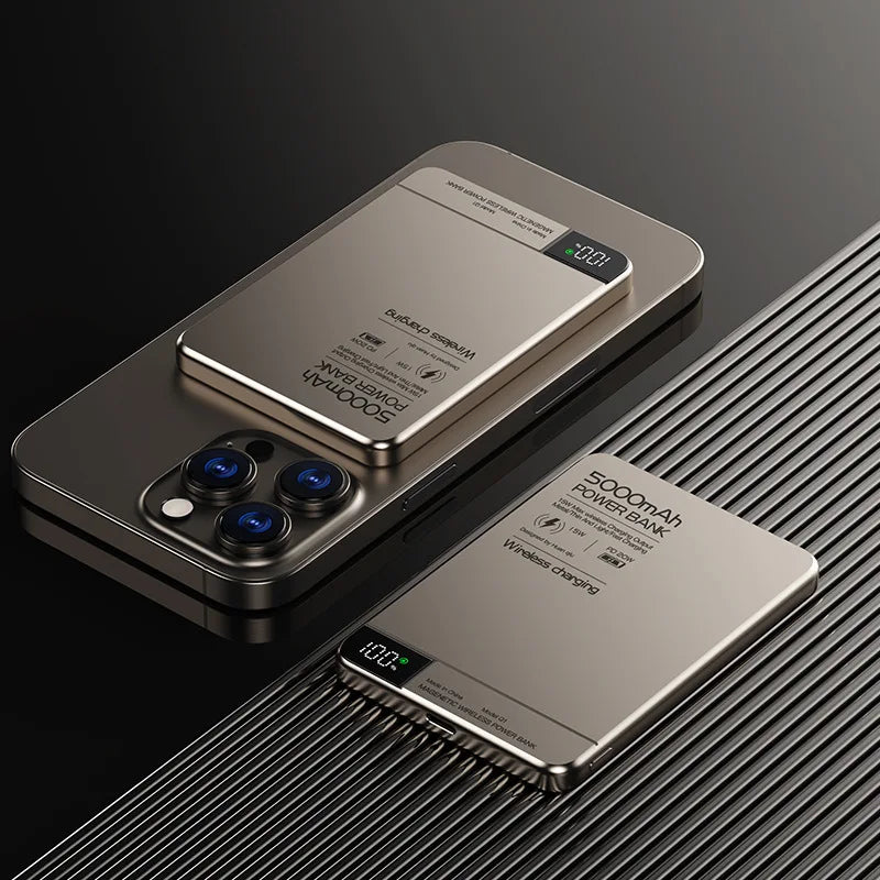 10000mAh Power Bank Magnetic Qi Wireless Charger PD20W Super Fast Charging Powerbank For Magsafe iPhone Samsung Huawei Xiaomi Aimak Store